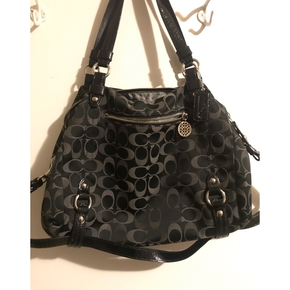 Black “C” coach bag